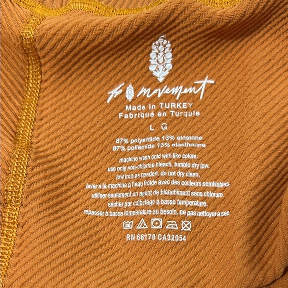 FP‎ Movement by Free People Orange High-Rise Leggings L. - Picture 3 of 8